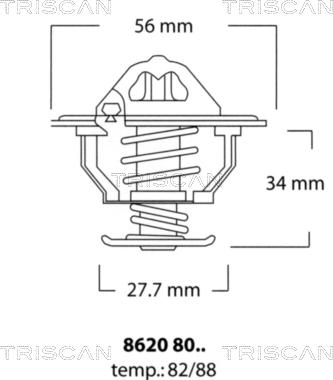 Triscan 8620 8088 - Auto Part