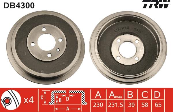TRW DB4300 - Auto Part
