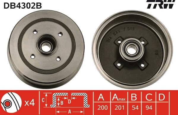 TRW DB4302B - Auto Part