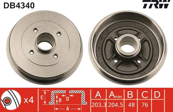 TRW DB4340 - Auto Part