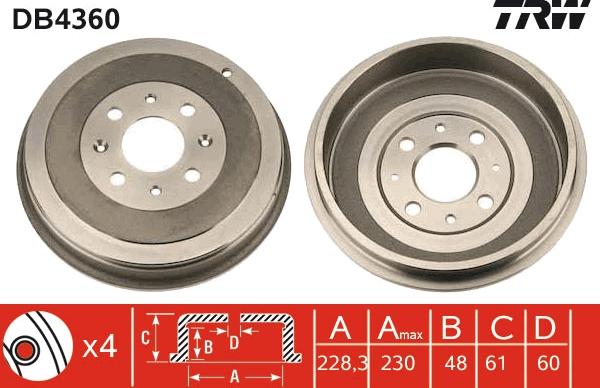 TRW DB4360 - Auto Part