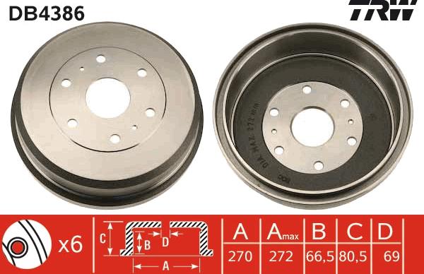 TRW DB4386 - Auto Part