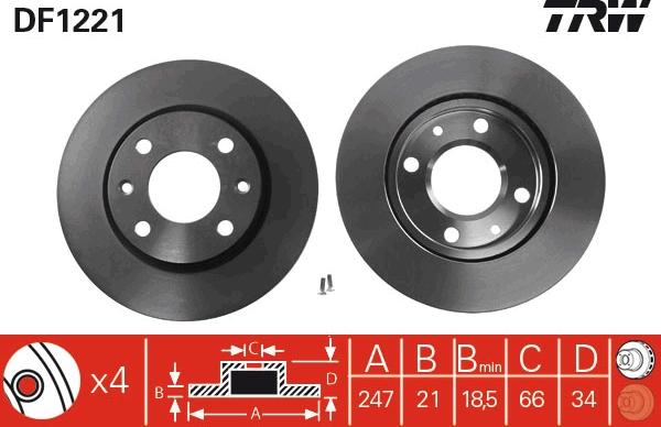 TRW DF1221 - Auto Part