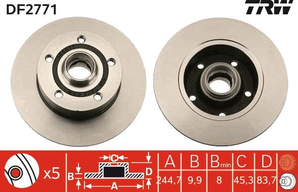 TRW DF2771 - Auto Part