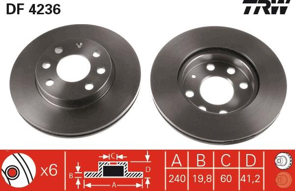 TRW DF4236 - Auto Part