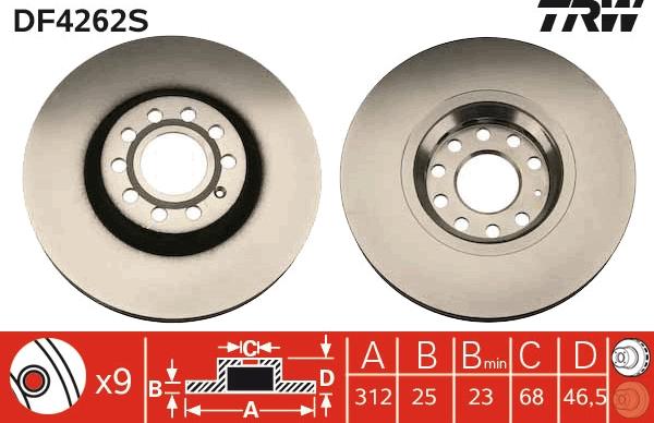 TRW DF4262S - Auto Part