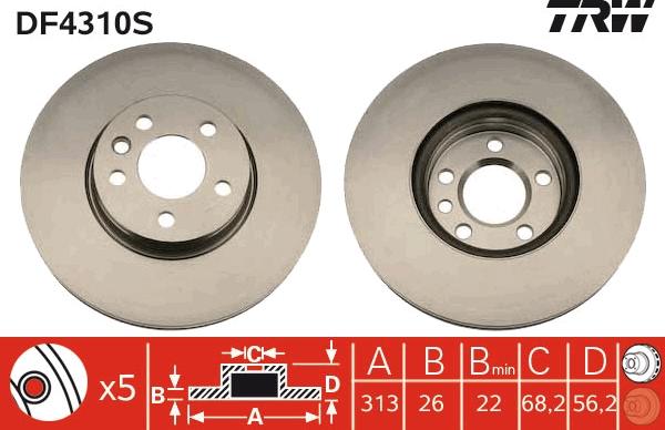 TRW DF4310S - Auto Part