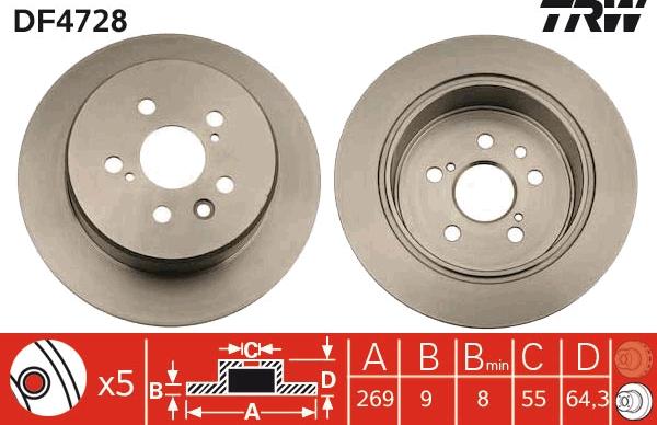 TRW DF4728 - Auto Part
