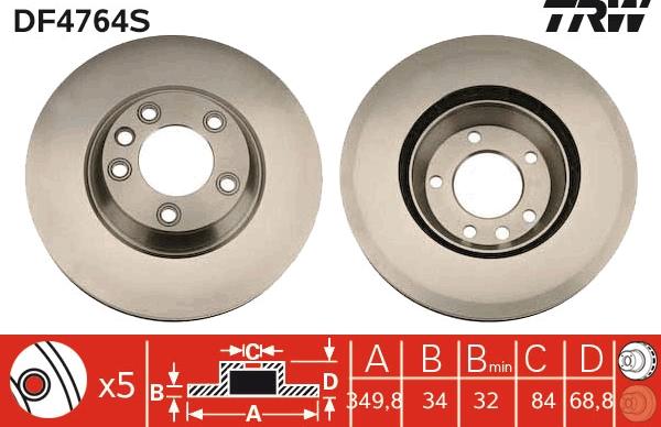 TRW DF4764S - Auto Part