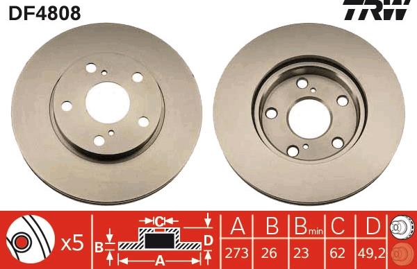 TRW DF4808 - Auto Part