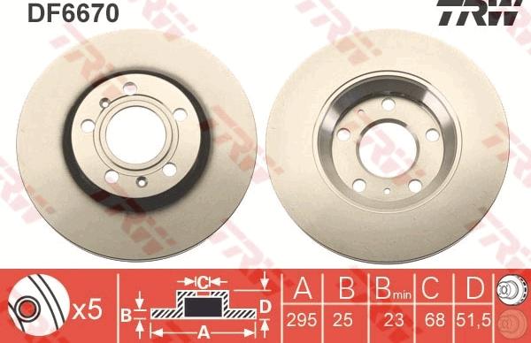 TRW DF6670 - Auto Part