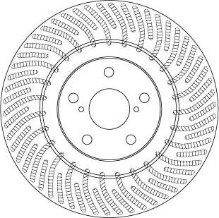 TRW DF6692S - BREMŽU DISKS DF6692S