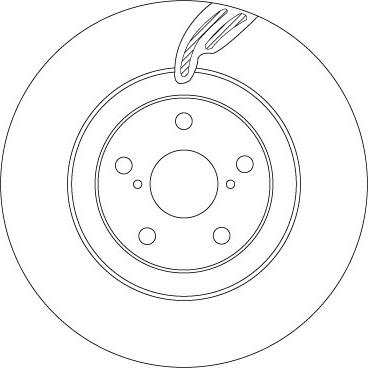 TRW DF6792S - BREMŽU DISKS DF6792S