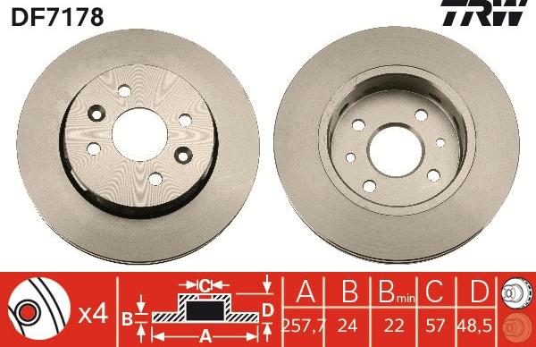 TRW DF7178 - Auto Part