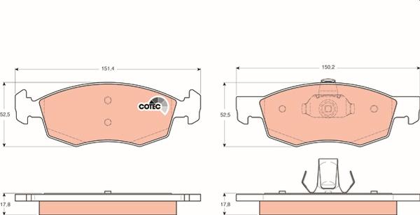TRW GDB1588 - Auto Part