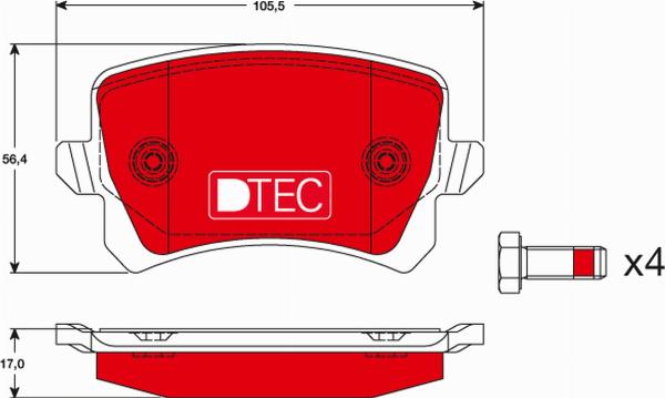 TRW GDB1763DTE - Auto Part