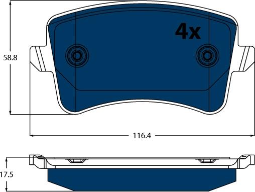 TRW GDB1765BTE - Auto Part