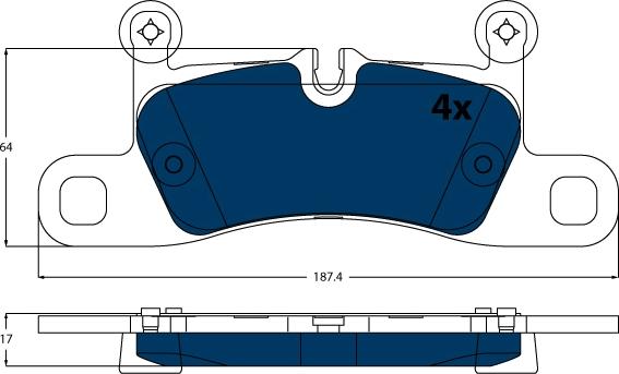 TRW GDB1875BTE - Auto Part