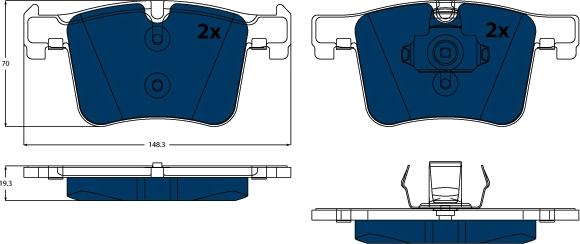 TRW GDB1942BTE - Auto Part