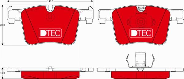 TRW GDB1942DTE - Auto Part