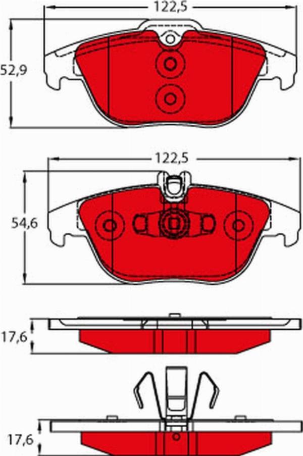 TRW GDB2051DTE - Auto Part