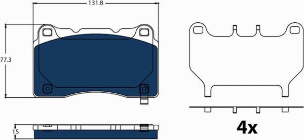 TRW GDB2198BTE - Auto Part