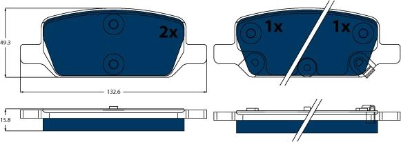 TRW GDB2380BTE - Auto Part