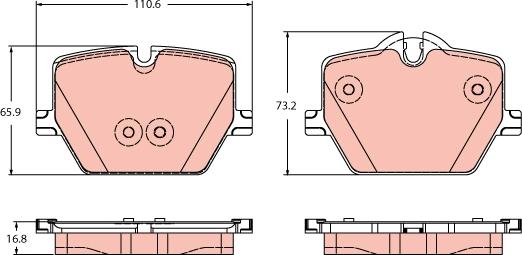TRW GDB2419 - Auto Part