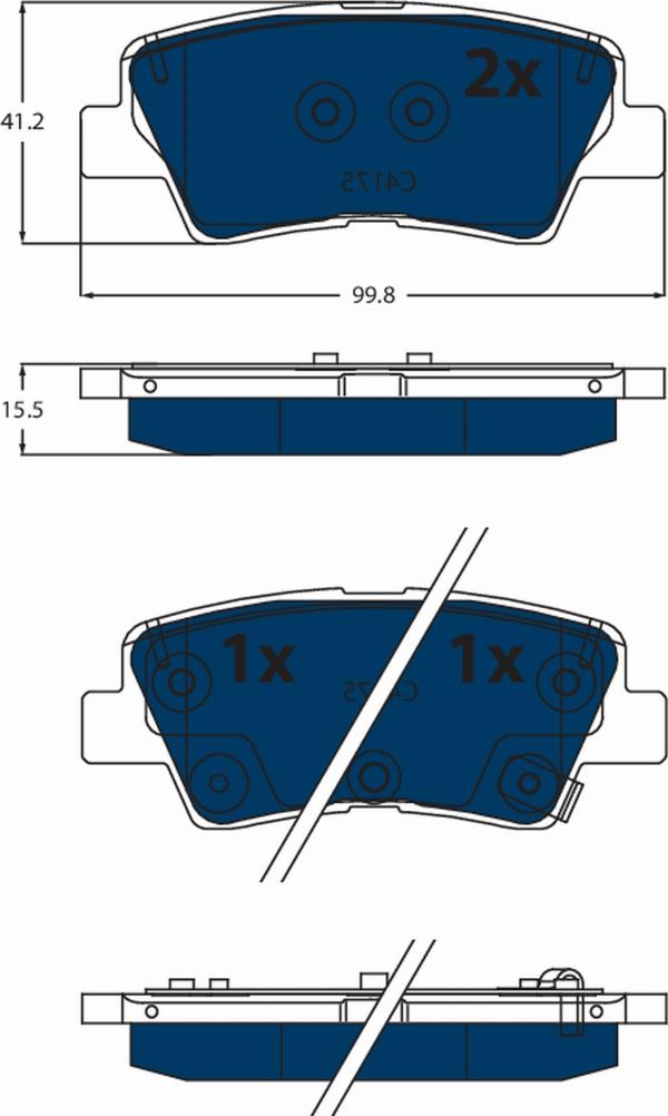 TRW GDB2531BTE - Auto Part