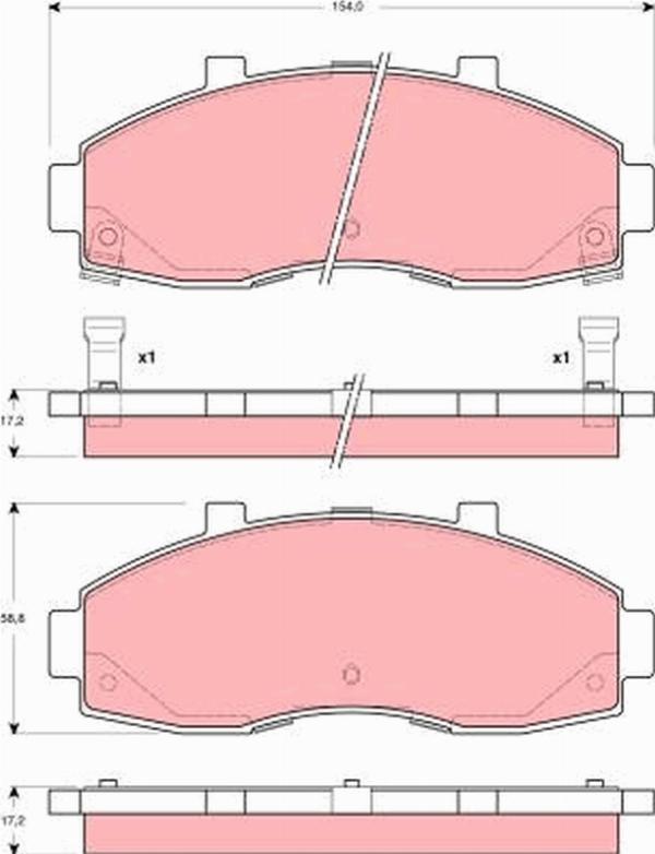 TRW GDB3263 - Auto Part