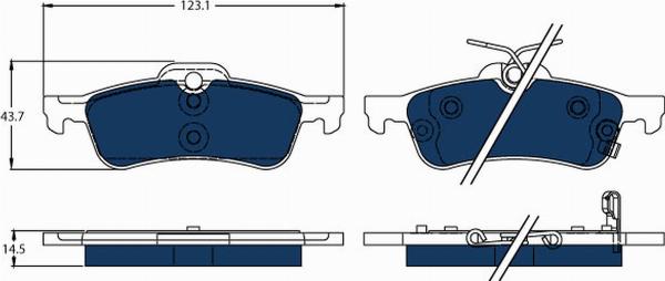 TRW GDB3458BTE - Auto Part