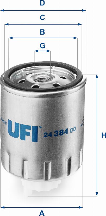 UFI 24.384.00 - Degvielas