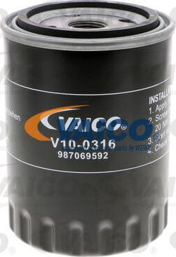 VAICO V10-0316 - Eļļas filtrs