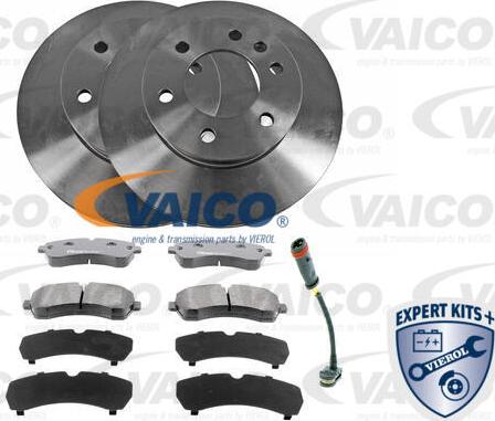 VAICO V10-6747 - Bremžu komplekts, Disku