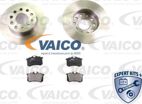 VAICO V10-90004 - Bremžu komplekts, Disku