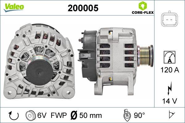 VALEO 200005 - ĢENERATORS 200005