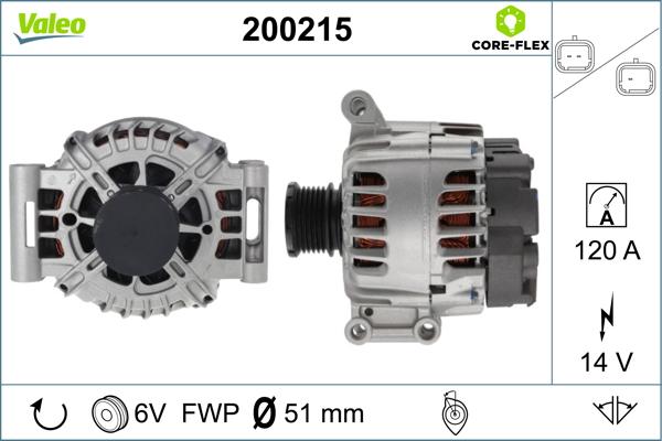 VALEO 200215 - ĢENERATORS 200215