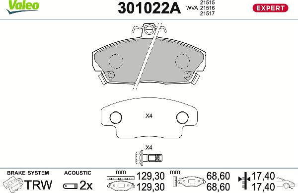 VALEO 301022A