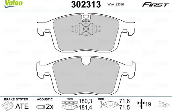 VALEO 302313 - Auto Part