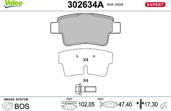 VALEO 302634A - Auto Part