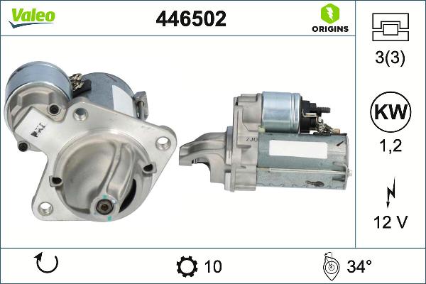 VALEO 446502 - STARTERIS 1539686