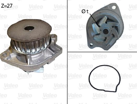 VALEO 506576 - Ūdenssūknis