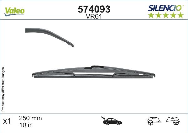 VALEO 574093 - 250 MM SLOTIŅA
