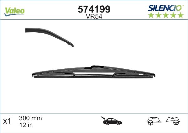 VALEO 574199 - 300 MM SLOTIŅA