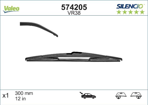 VALEO 574205 - 300 MM SLOTIŅA