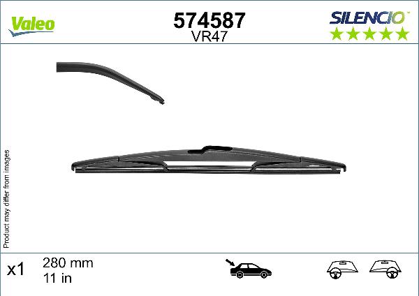 VALEO 574587 - 280 MM SLOTIŅA