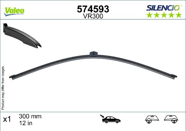 VALEO 574593 - 285 MM SLOTIŅA