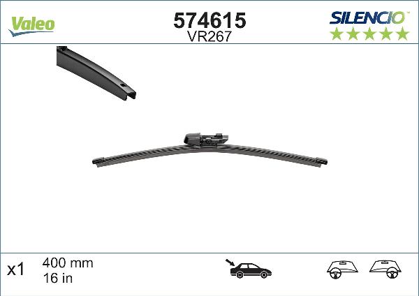 VALEO 574615 - 400 MM SLOTIŅA