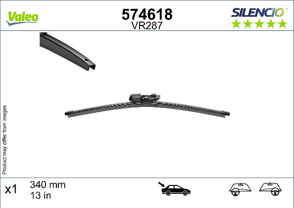 VALEO 574618 - 340 MM SLOTIŅA
