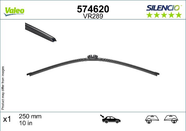 VALEO 574620 - 250 MM SLOTIŅA